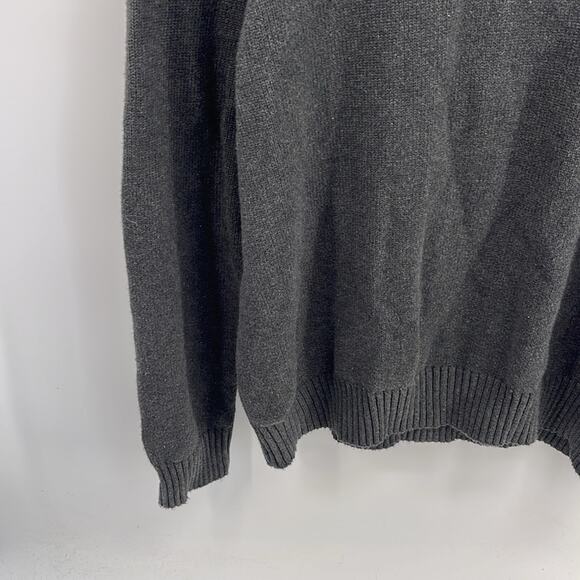 Polo Ralph Lauren 100% cotton mock neck 1/4 button up heavy weight knit sweater - Picture 3 of 6